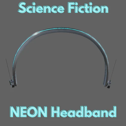 【VRC向け】Sci-Fi Headband【Modular Avatar対応】