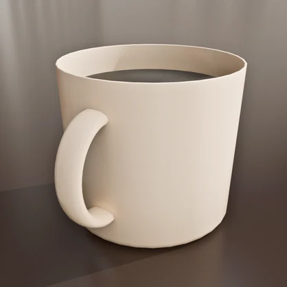 マグカップの3Dモデル