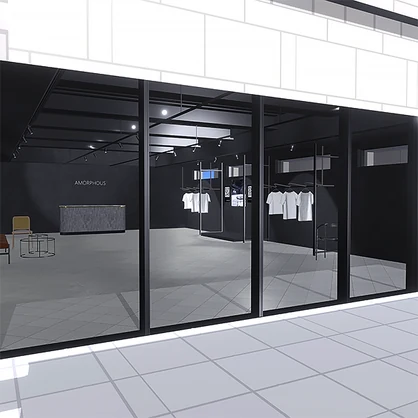 【 VRChat world 】 My Shop Studio RealClo - AMORPHOUS
