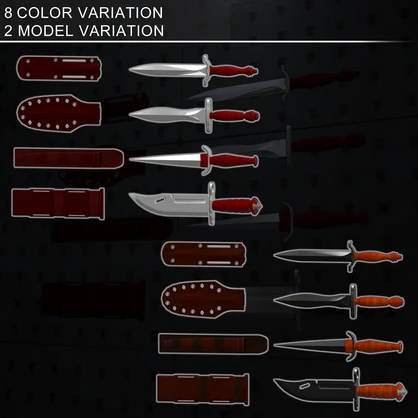 [MA / Gimmick Included] EEA Tactical dagger set