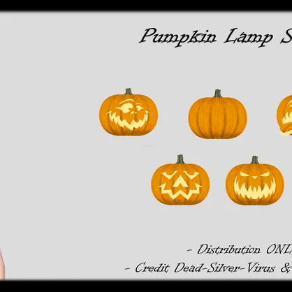Pumpkin Lamp Set