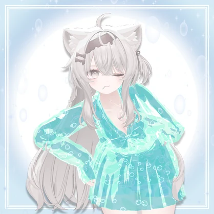 アニメ調 動く水マテリアル 8set【VRChat向け】