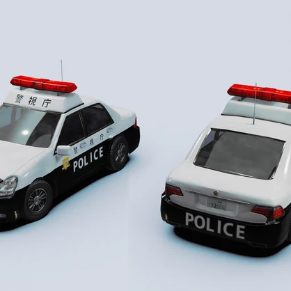 Japanese Police Vehicle