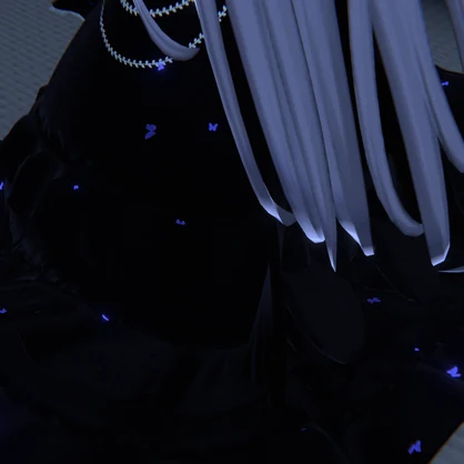 【カザリス想定】🦋モルフォ蝶 - Dress material🦋 汎用可能