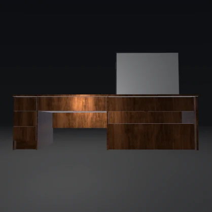 【3Dモデル】テレビ&テレビ台 / TV&Stand