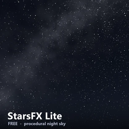【無料】StarsFX Lite - プロシージャル星空