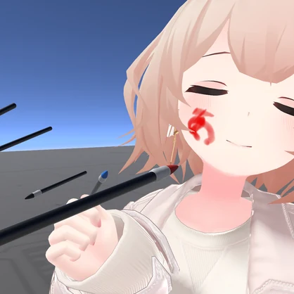 【VRChatワールド用】Avatar Painter アバターにお絵かきできるペン
