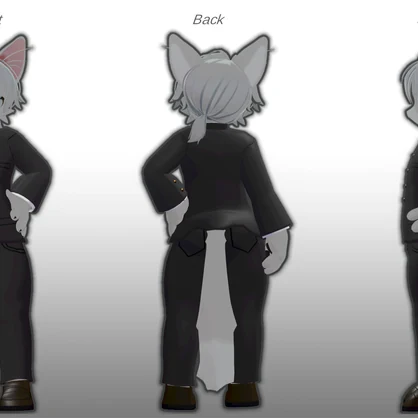 【VRChat】なぎねこクン専用シンプル学ラン