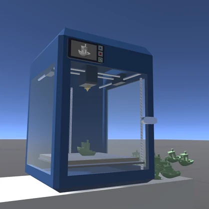【VRChatワールドギミック】Udonつき3Dプリンタ【U1S 3D Printer】