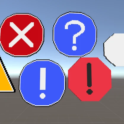 [無料/Free]VRC向け_エラーアイコンオブジェクト/汎用ウィンドウ