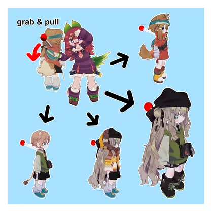 🎰Outfit slot🎰 (for mamefriends)