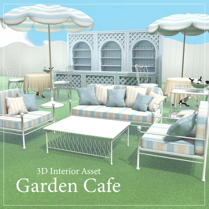【3D】Garden Cafe【5color】