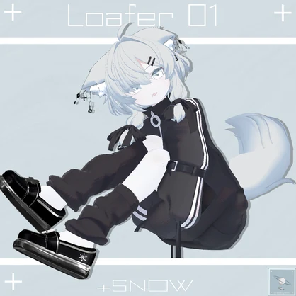 【真冬ちゃん対応】ローファー　＋SNOW 【簡単ポン置き】