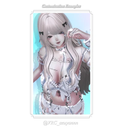 【10アバター対応】Chiffon Wave Hair