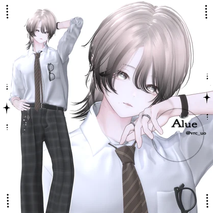 めろハーフアップヘア