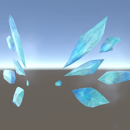 【VRC向けアイテム】氷の翼
