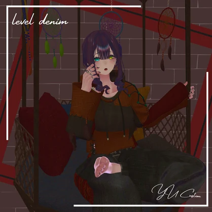 【3D衣装モデル】 level denim