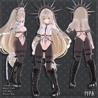 【6着の衣装】 🎉55% セール中🎉MAYO Clothing Full Pack 【VRChat想定】