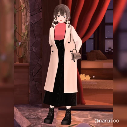 and ST 冬の甘めデートコーデ