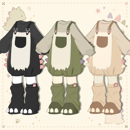 ちびかいじゅうコーデ【まめふれんず対応】