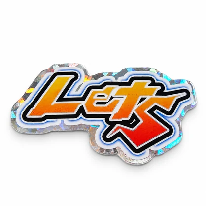 【リアルグッズ】ロゴステッカー 「Lets 前編」【VRC映画】
