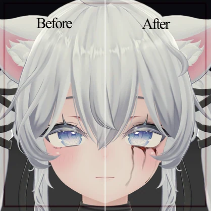 Sio / しお 専用　Bloody Tears　Makeup Texture