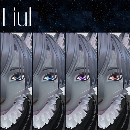 SALE【10アバター対応】Galaxy Eye Texture