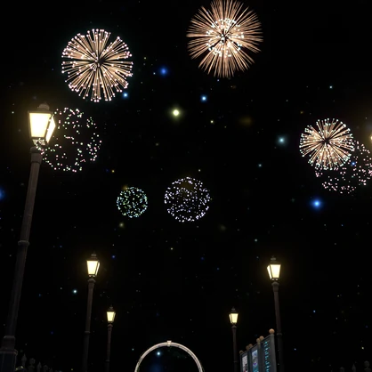 どこでも小さな花火大会ギミック！【VRChat想定】【ModularAvatar対応】