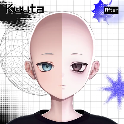 【4アバター対応】📁DEFAULT⚠ // Makeup texture