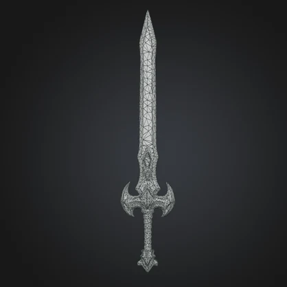 ファンタジーの剣 (Stylized Fantasy Sword) 스타일라이즈드 판타지 검