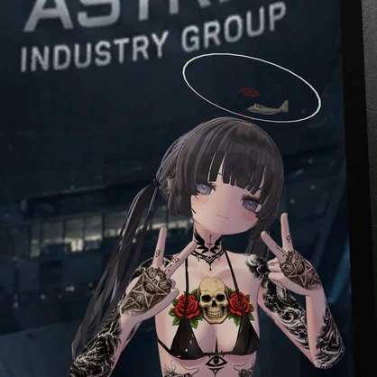 [黑见・Sio対応追加 / 21 Avatars] AIG TATTOO PACK - 1st edition - LMB series
