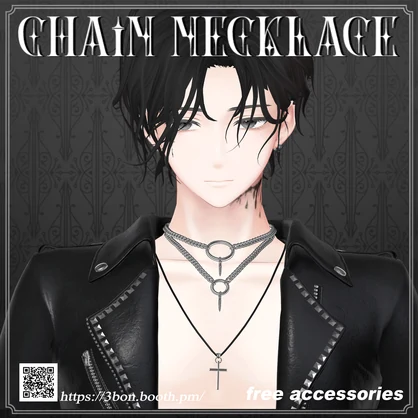 【無料,무료】 Chain necklace #3BON