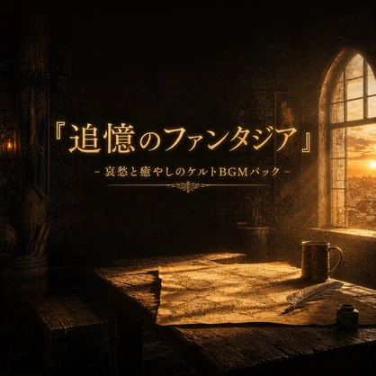 【BGM素材集】『追憶のファンタジア』 - 哀愁と癒やしのケルトBGMパック -