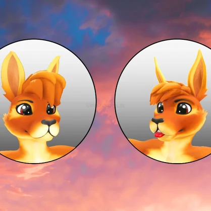 Roo (VRChat 3D Models, VTuber Avatar)