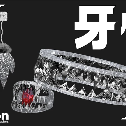 【VRC想定】アクセサリー 牙怪（gakai）
