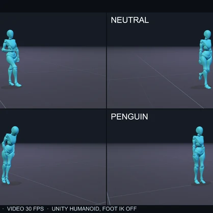 100STYLE Forward Walk Pack - 100 Styles | VRChat / Unity Humanoid