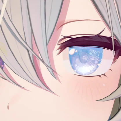 VRChat　瞳テクスチャ　瞳の中の雪の結晶　ミルティナ対応