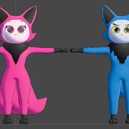 Yossi & Eerie (Telemonster) [VRChat-Ready 3.0 SDK Avatar]
