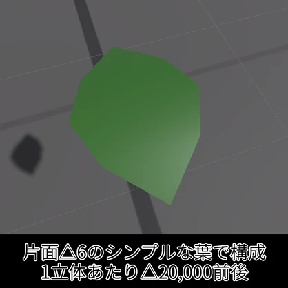 ローポリの生垣