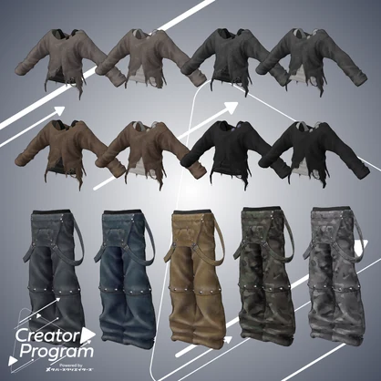 UNTHRD: Street Wear Outfit Set - VRChat Women's Clothing / CP7