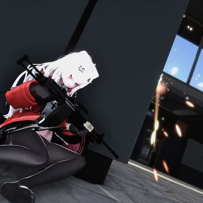 【VRChat想定】SAR 556 System【ギミック付き】