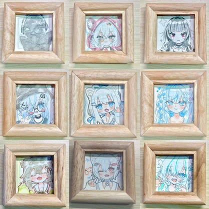 VRCアバター似顔絵【色紙・ミニ原画】