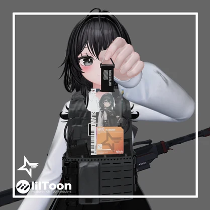 [アークナイツ][永久降價!-200円!]明日方舟通行認證 3D Model