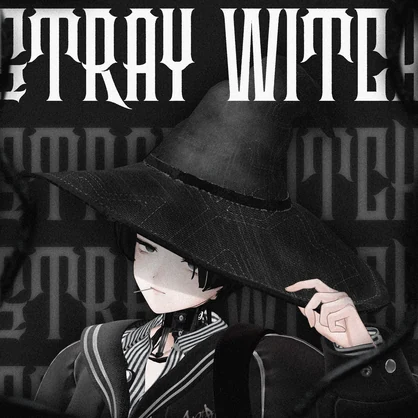 【無料】オリジナルハット 『STRAY WITCH』【VRChat】