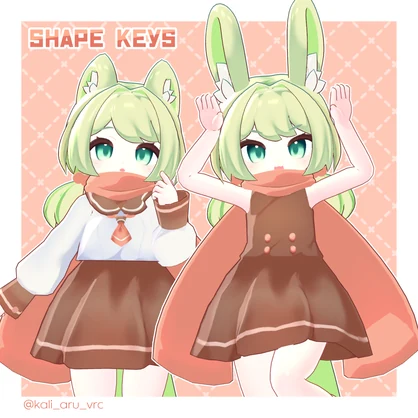 【オリジナル3Dモデル】ぴなー【もちどーる共通素体】