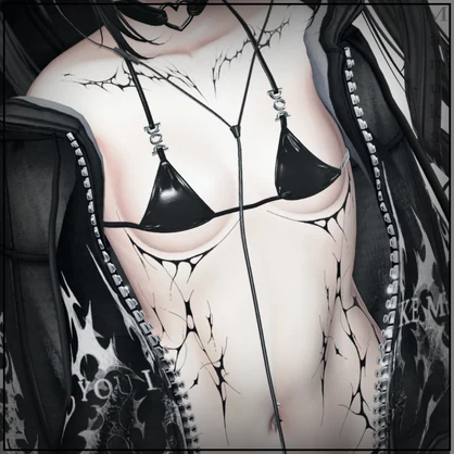 【全Avatar汎用】CyberSigilism Tattoo No.5(鎖骨)【Texture】