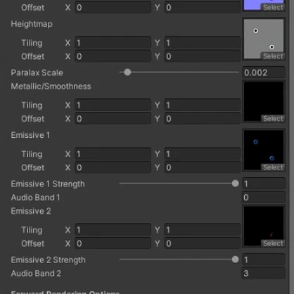 Dual Emissive Audiolink Shader