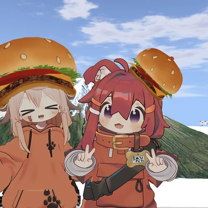 【VRC向け】Humburger cap ハンバーガーキャップ