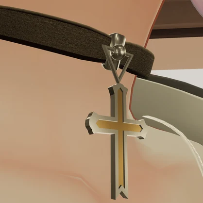 【無料】【VRChat】十字架のチョーカー