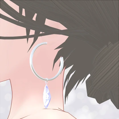 【VRchat想定・汎用・PB】揺れるイヤリング・ピアス５種+２色セット【physbone】